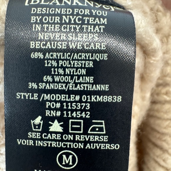 Blank NYC Knit Shorts Cream - Picture 4 of 8